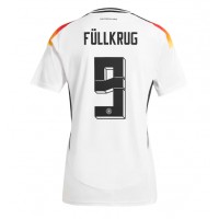Nemecko Niclas Fullkrug #9 Domáci futbalový dres ME 2024 Krátky Rukáv